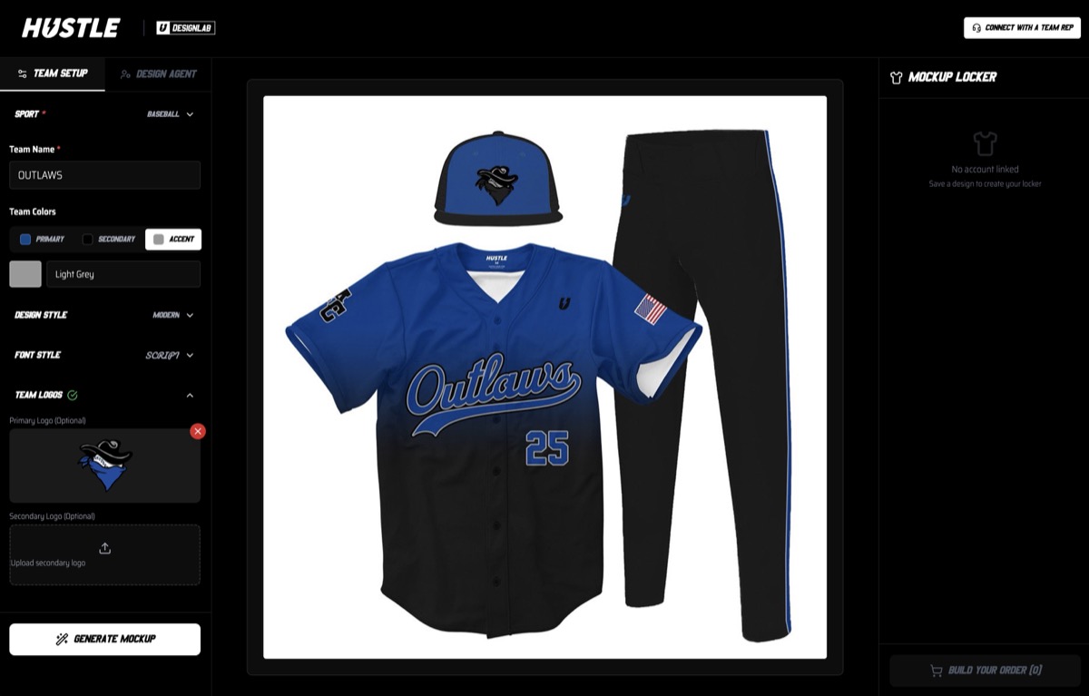 Baseball Design Lab desktop preview