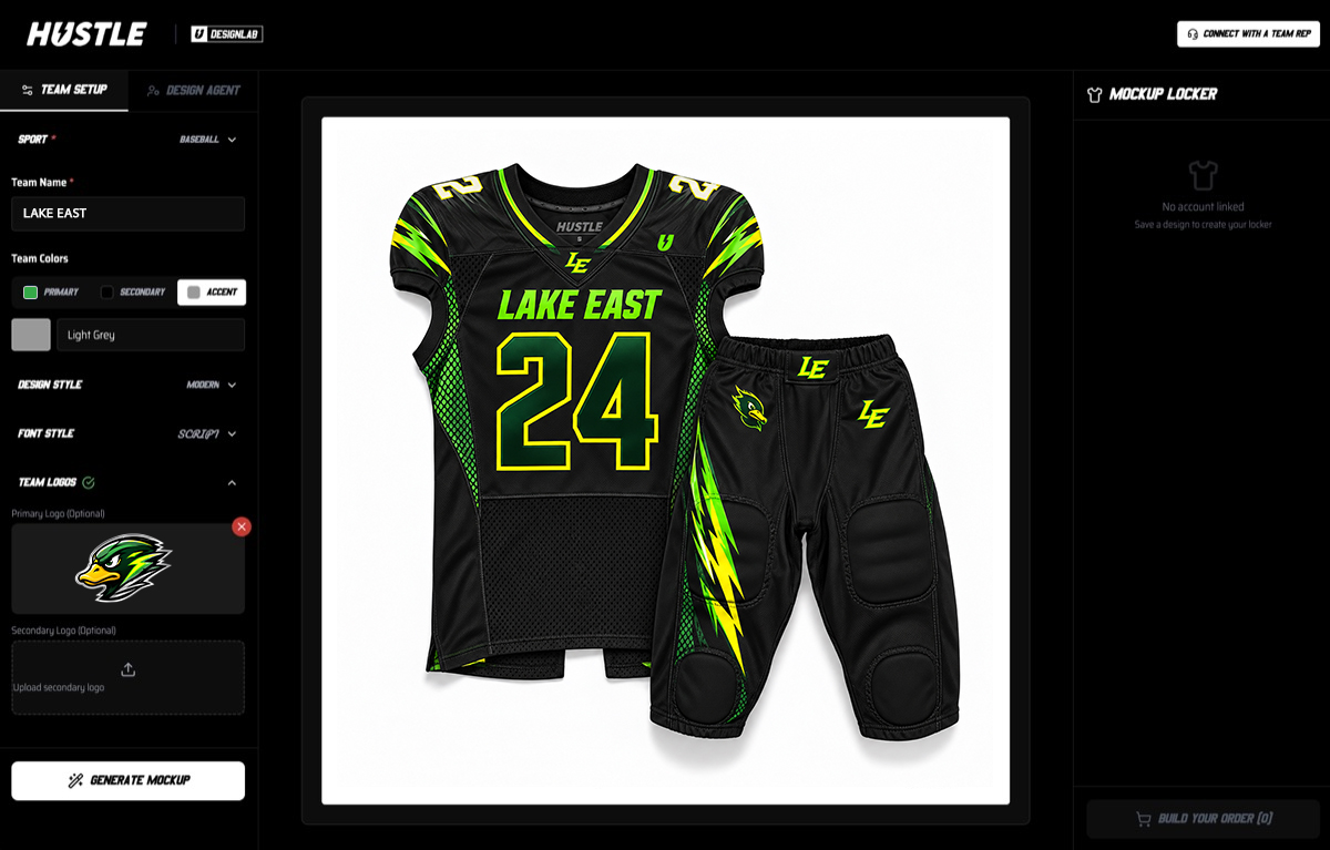 Football Design Lab desktop preview